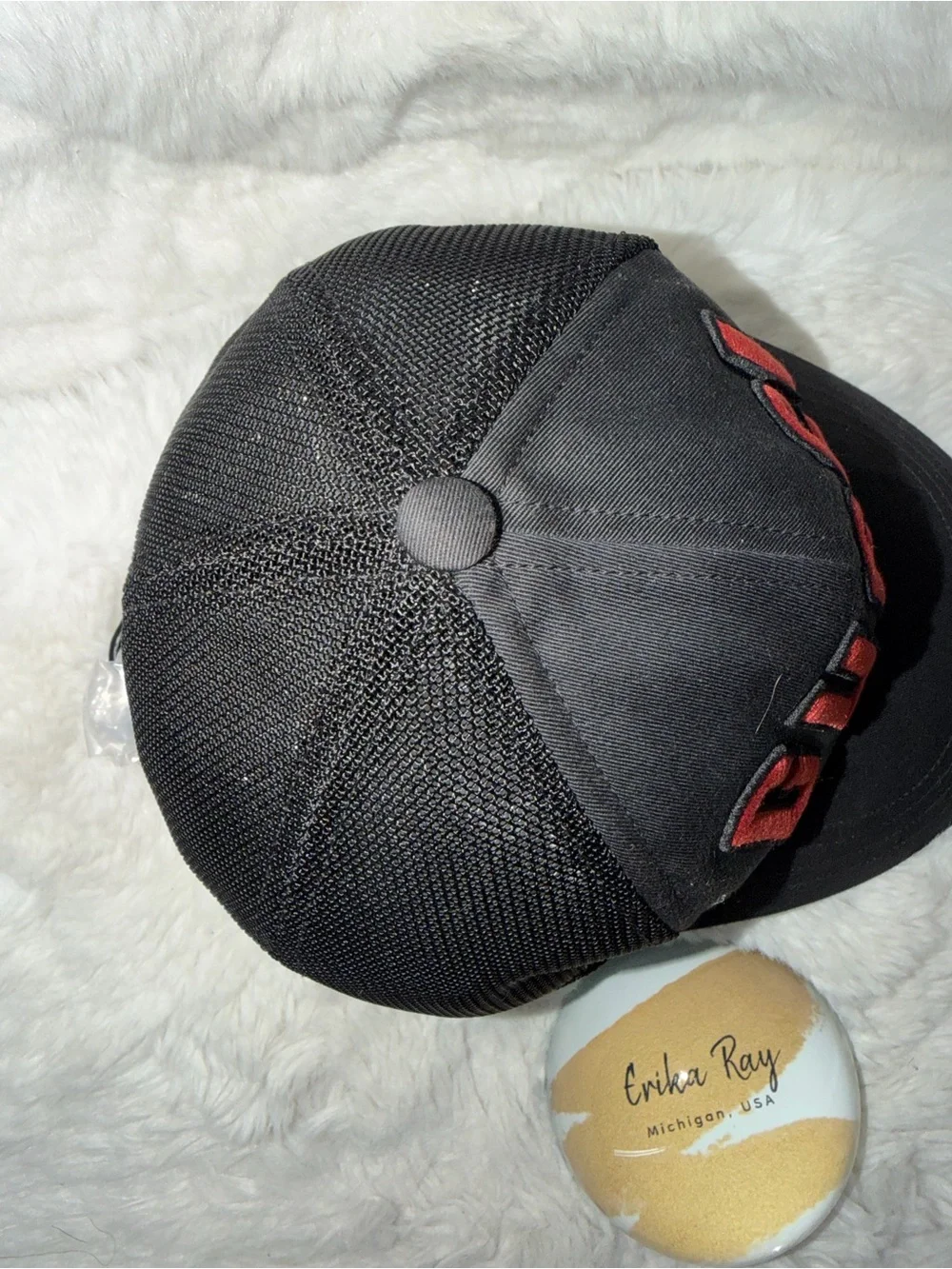 Gucci Logo Black Baseball Cap- SIZE SMALL, GOOD CONDITION